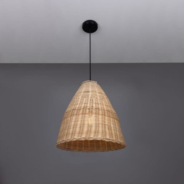 Altus Small Natural Rattan Pendant Light 40cm - Image 4